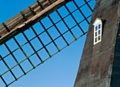 Detail of a windmill in Mellby. Skane. Sweden