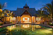 Luxury hotel Taj Exotica Resort & Spa, presidential villa with pool, Mauritius