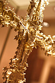 Medieval crucifix, Catedral de Santa Maria Museum, Tarragona, Catalonia, Spain