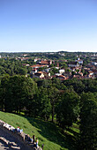 Blick vom Burgberg über die Altstadt von Vilnius, Litauen, Vilnius