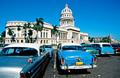 Capitol Building and old cars. Havana. Cuba