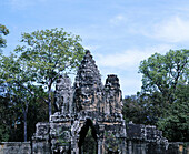 Gate of Tonle Om. Angkor. Cambodia