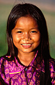 Portrait of girl. Cambodia