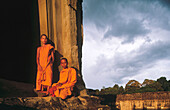 Monks at Angkor Wat Temple