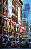 Young Street in Toronto. Ontario. Canada