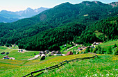 Val Badia and Dolomites. Alps. Italy