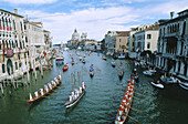 Historical boats parade. Regata Storica. Grand Canal. Venice. Italy