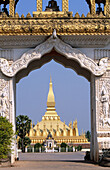 Golden stupa, Pha That Luang. Vientiane. Laos
