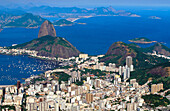 Rio de Janeiro from Mt. Corcovado. Brazil
