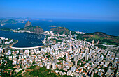 Beach and Bay of Botafogo. Rio de Janeiro. Brazil