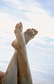 Woman on a beach. White Sands Resort and Spa. Ari Atoll. Maldives