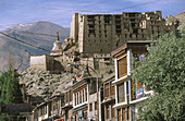 View of Leh, Ladakh s capital city. Jammu and Kashmir. India
