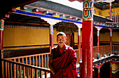 Monk at Stakna Monastery. Ladakh. Jammu and Kashmir, India