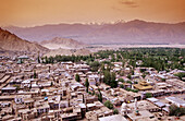 View of Leh, Ladakh s capital city. Jammy and Kashmir, India