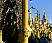 Shwedagon Pagoda. Yangoon. Myanmar