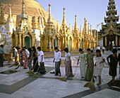 Shwedagon Pagoda. Yangoon. Myanmar