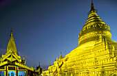 Shwezigon Pagoda. Bagan. Myanmar (Burma)