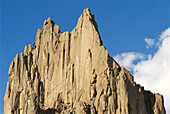 West face of Shiprock, Navajo Indian Reservation, New Mexico, USA