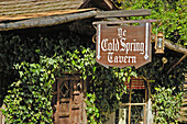 The historic Cold Spring Tavern, Santa Barbara, California