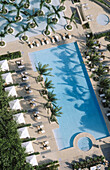 Pool at Ritz Carlton Hotel. Miami. Florida. USA