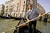 Tronchetto gondola at Ca d Oro, Cannaregio. Venice. Veneto, Italy