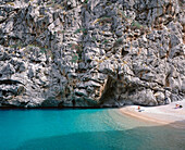 Sa Calobra beach, Torrent de Pareis. Majorca. Balearic Islands. Spain
