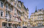 Mirove Namesti (Peace Square). Mariánské Lázne. West Bohemia. Czech Republic