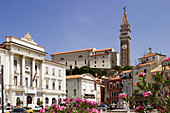 City hall. Main Square. Piran. Slovenia