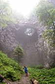 Mali Naravni Most natural bridge. Rakov Skocjan Nature Reserve. Slovenia