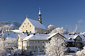 Franciscan church. Bad Tölz. Upper Bavaria. Germany