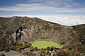 Crater lake of Irazú volcano. Costa Rica