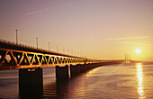 Oresund Bridge between Sweden and Denmark