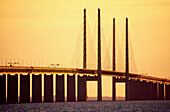 Oresund Bridge between Sweden and Denmark