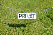 Privat sign