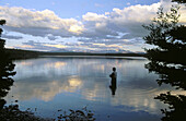 Fish lake near Tsylos Provincial Park. British Columbia. Canada