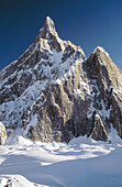 Unnamed rock spire, Baltoro glacier 5800 m. Karakoram mountains, Pakistan