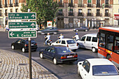 Traffic. Madrid. Spain