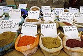 Spices market close to the cathedral. Granada. Spain