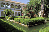 Generalife gardens, Alhambra. Granada. Spain