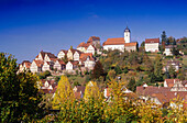 View to Altensteig, Black Forest, Baden-Wurttemberg, Germany