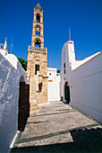 Church, The Dormition of the Holy Mother of God, Lindos, Rhodes, Dodecanese, Greece