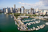Bayside Market Place, marina and downtown, Miami, Florida, United States of America, USA