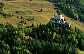 Castle of Tarasp, Lower Engadin, Engadin, Grisons, Switzerland