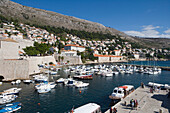 Fishing Boats in the Old Port Marina, Dubrovnik, Dubrovnik-Neretva, Croatia