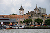 View of Belem Cathedral taken from the river, Belem, Para, Brazil, South America
