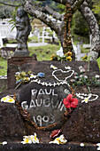 Grave of Paul Gauguin, Hiva Oa, Marquesas, Polynesia, Oceania