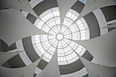 Light dome over the entrance aera of the Pinakothek der Moderne, Munich, Bavaria, Germany
