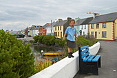 outdoor photo, Portmagee at Portmagee Channel, Iveragh, Ring of Kerry,  County Kerry, Ireland, Europe