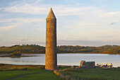 Außenaufnahme, Devenish Island, Lower Lough Erne, Shannon & Erne Waterway,  County Fermanagh, Nordirland, Europa