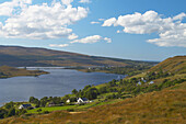 Außenaufnahme, Blick über Lough Nacung, County Donegal, Irland, Europa
